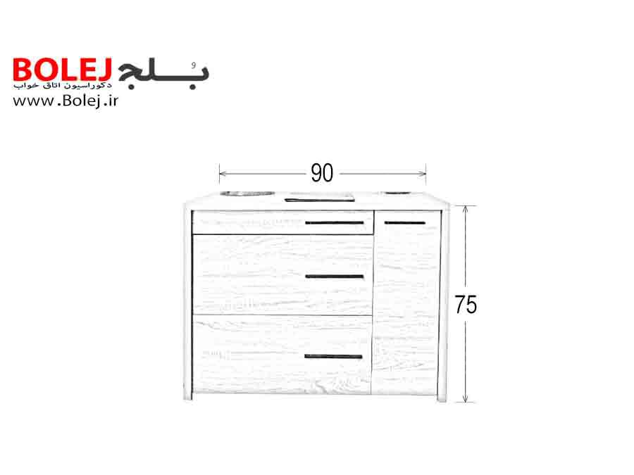 میز تحریر با صندلی مدل M118